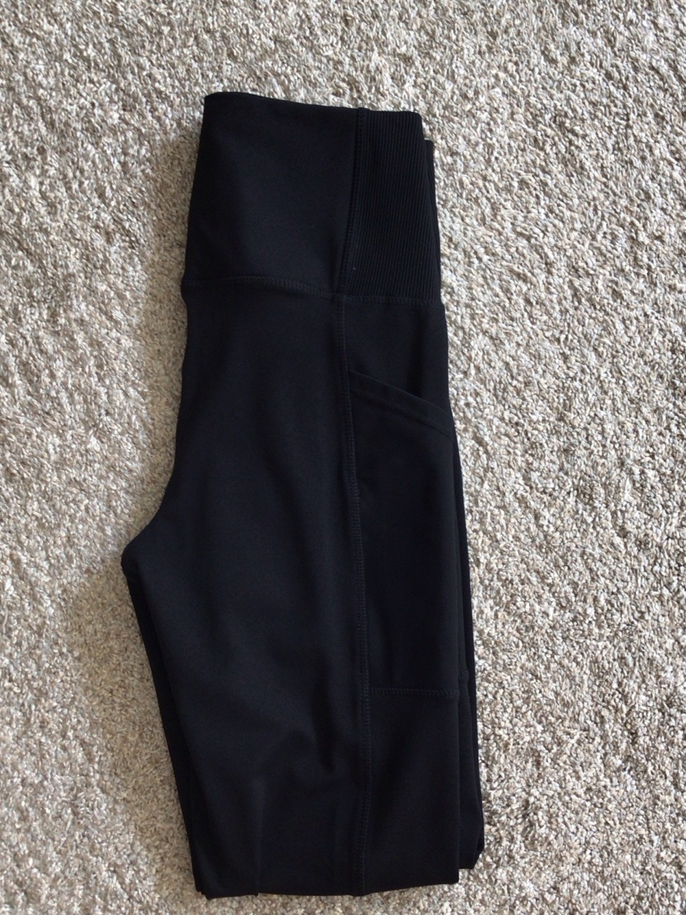 MONO B BLACK PANTS WITH POCKETS - MEDIUM